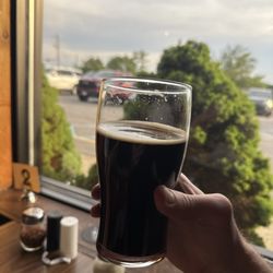 New Albanian Brewing Company Pizzeria and Public House - This is a regular glass of their root beer.