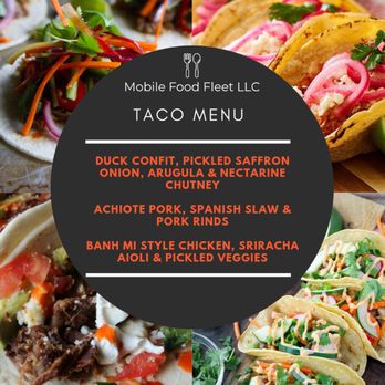 Mobile Food Fleet - Tacos! - Food Trucks Near Me Mobile Food Fleet - Tacos! - Food Trucks Near Me