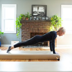 Equilibrium Pilates of Montclair - Strong planks preclude push ups and long stretch on the reformer!