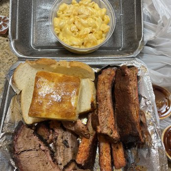 Bad to the Bone BBQ - 2 Meats 1 Side Brisket and St. Louis Ribs - Barbeque Near Me - Henderson, Nevada