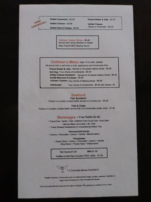 Menu photo 3 The Chocolate Moose Farmland, IN Menu photo 3 The Chocolate Moose Farmland, IN