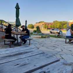 Tanzenwald Brewing Company - Front patio