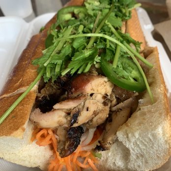 Saigon Subs & Café - Chicken lemongrass banh mi - Vietnamese Near Me - Morristown, New Jersey