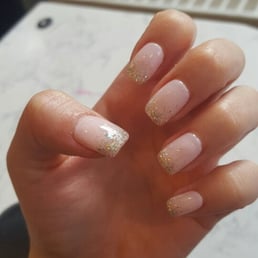 Biogel ($35), however with extensions: $55 Ombre design  (+$10)