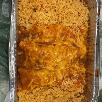 Mazatlan Mexican Restaurant - 3 Enchiladas Combo no beans extra rice - Mexican Near Me - Everett, Washington
