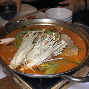 Take31 - 01. Spicy Seafood and Beef Hot Pot - Korean Near Me - New York, New York