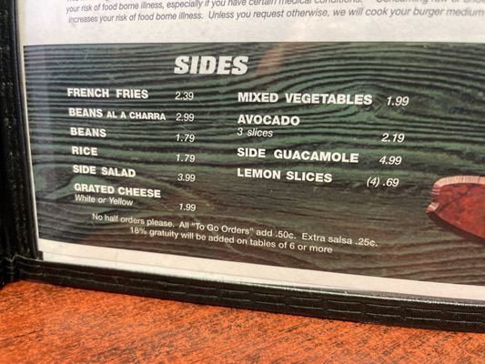 Menu photo 4 Toddle Inn Restaurant Brownsville, TX