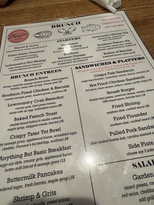 Menu photo 1 Florence’s Lowcountry Kitchen Charleston, SC Menu photo 1 Florence’s Lowcountry Kitchen Charleston, SC