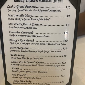 Dooky Chase's Restaurant - Drink menu - Cajun/Creole Near Me - New Orleans, Louisiana Dooky Chase's Restaurant - Drink menu - Cajun/Creole Near Me - New Orleans, Louisiana