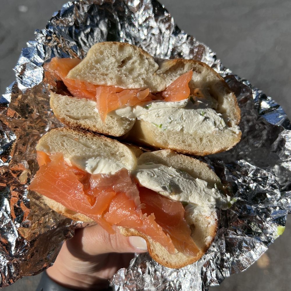 Bear’s Cup - Lox and scallion cream cheese. - Coffee & Tea Near Me - Bolton, New York Bear’s Cup - Lox and scallion cream cheese. - Coffee & Tea Near Me - Bolton, New York