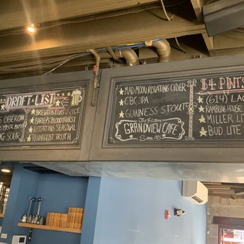Grandview Cafe - Draft List - American Near Me - Columbus, Ohio