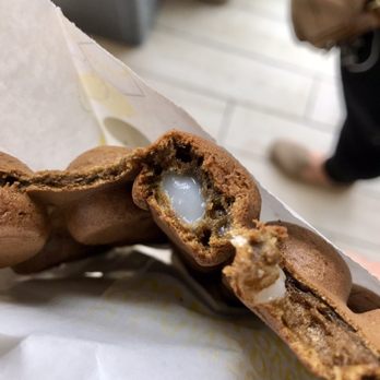 Golden Bubbles - Milk tea mochi waffle, each bite full of mochi goodness - Waffles Near Me - Toronto, Ontario
