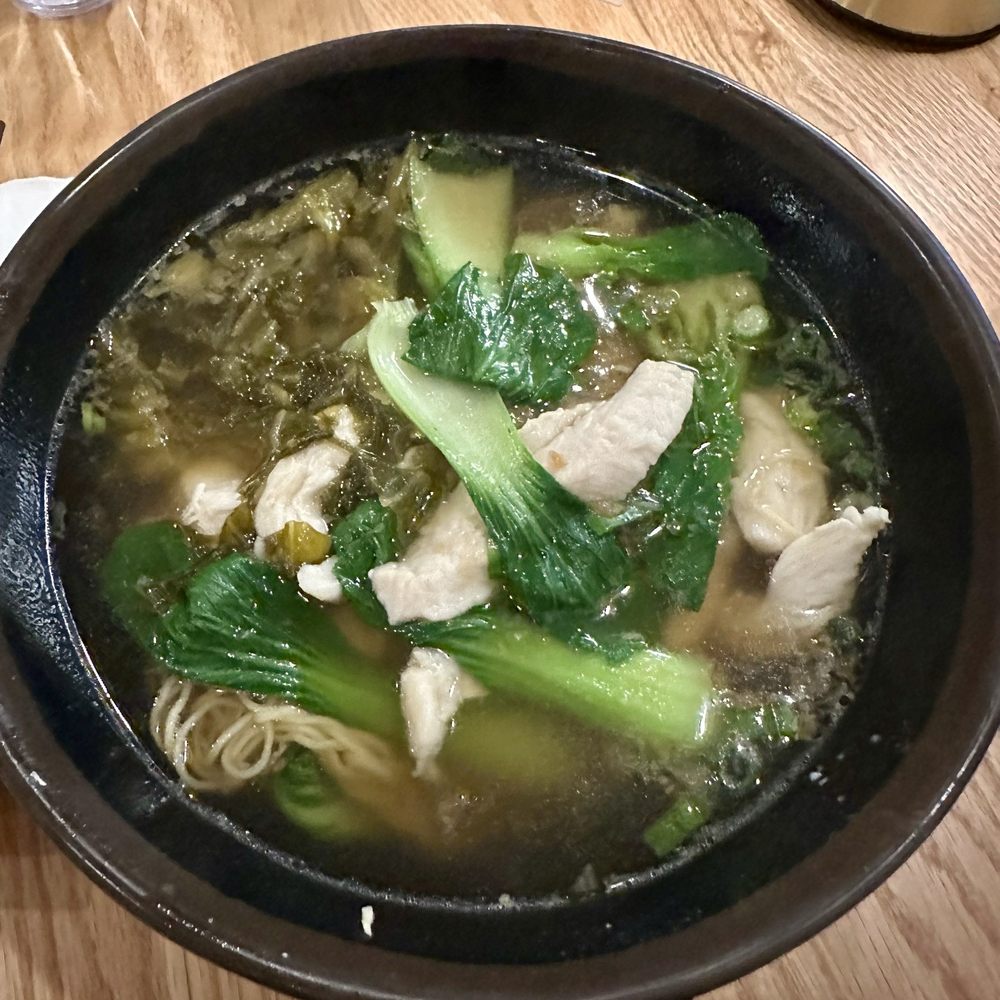 Noodle soup with chicken and egg noodles. Noodle soup with chicken and egg noodles.