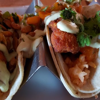 Root Down DIA - Chicken tacos overcooked and under-flavored - New American Near Me - Denver, Colorado Root Down DIA - Chicken tacos overcooked and under-flavored - New American Near Me - Denver, Colorado