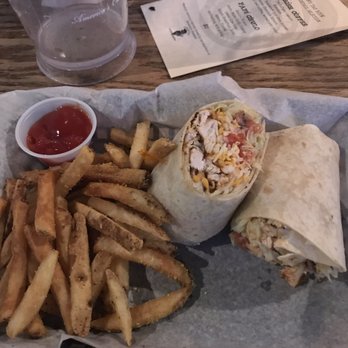 Eli Cannon's - Blackened Chicken Wrap - American Near Me - Middletown, Connecticut Eli Cannon's - Blackened Chicken Wrap - American Near Me - Middletown, Connecticut