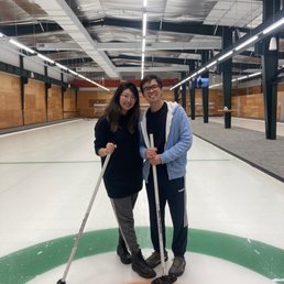 Curling lesson! (Party of 8 total)
