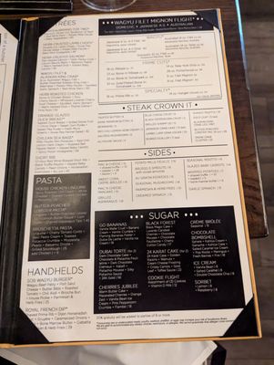 Menu photo 1 SOB Steakhouse Liberty Township, OH Menu photo 1 SOB Steakhouse Liberty Township, OH