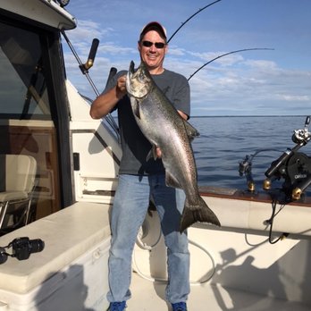 J E Fishing Enterprises - 4 yr old king - Boat Charters Near Me - Sturgeon Bay, Wisconsin