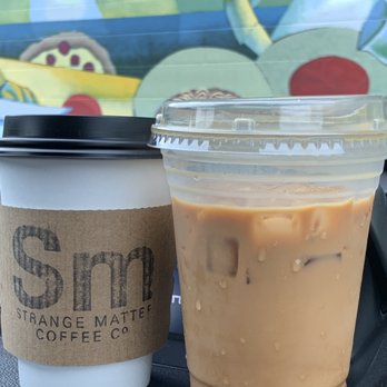 Strange Matter Coffee - (left) cinnamon and honey, (right) NOLA - Coffee & Tea Near Me - Lansing, Michigan