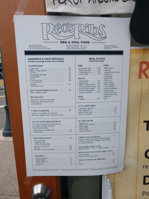 Menu photo 4 Reo's Ribs Portland, OR Menu photo 4 Reo's Ribs Portland, OR
