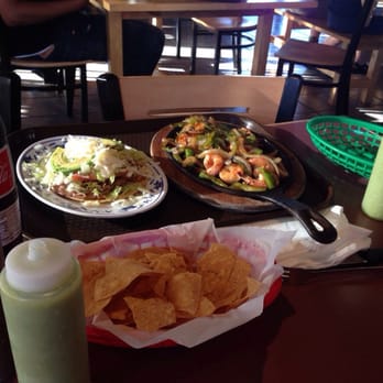Tacos Jalisco - Shrimp fajita and a Carnitas tostada. - Mexican Near Me - Vallejo, California Tacos Jalisco - Shrimp fajita and a Carnitas tostada. - Mexican Near Me - Vallejo, California