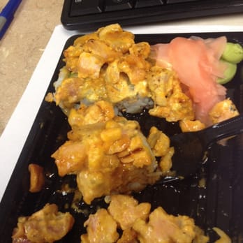 SuViche - Sushi and Ceviche - After I tore into my TNT roll !!! - Sushi Bars Near Me - Miami Beach, Florida SuViche - Sushi and Ceviche - After I tore into my TNT roll !!! - Sushi Bars Near Me - Miami Beach, Florida