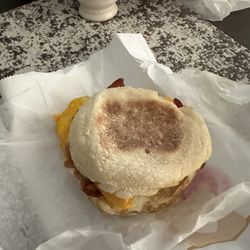 Best Donuts - Bacon Egg and Cheese English Muffin