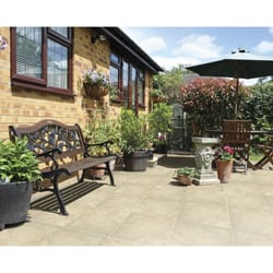 La Casa de Ceramica - Patio flooring...