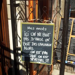 Le Chabada - Très spirituel ce restaurant ;)