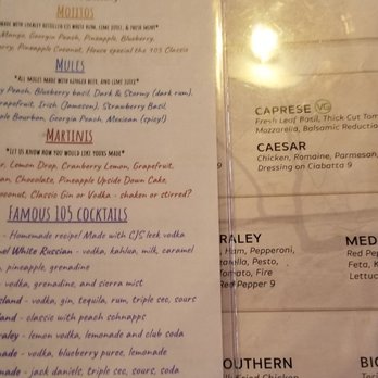 Table 105 - Bars Near Me - Kane, Pennsylvania