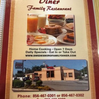 Swedesboro Diner - Menu - Diners Near Me - Swedesboro, New Jersey