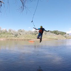 Grand Junction Adventures - Dad preparing for the cool off!