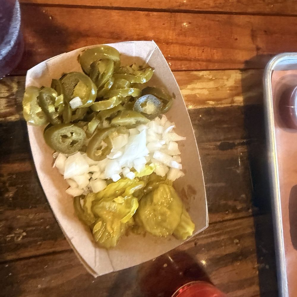 Stanley's Famous Pit Barbecue - Pickles, onions, and peppers - Barbeque Near Me - Tyler, Texas Stanley's Famous Pit Barbecue - Pickles, onions, and peppers - Barbeque Near Me - Tyler, Texas