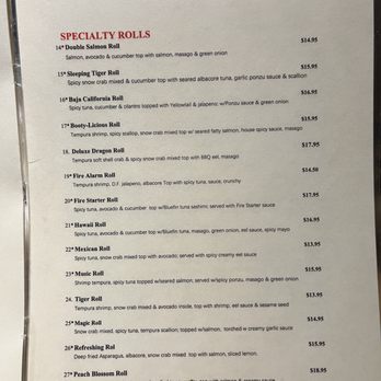 Oto Sushi - Menu 9 - Japanese Near Me - Redmond, Washington