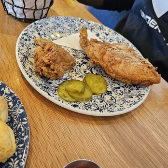 Tupelo Honey Southern Kitchen & Bar - 2 piece white chicken and fries - New American Near Me - Irving, Texas Tupelo Honey Southern Kitchen & Bar - 2 piece white chicken and fries - New American Near Me - Irving, Texas