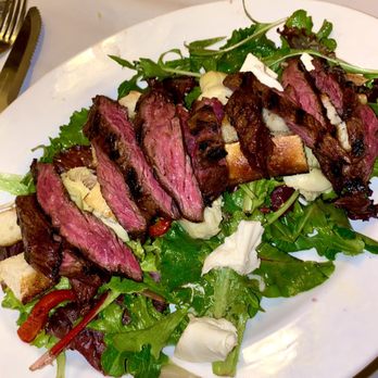 Chop Shop Bar & Grill - Panzanella Steak Salad - New American Near Me - Smithtown, New York Chop Shop Bar & Grill - Panzanella Steak Salad - New American Near Me - Smithtown, New York