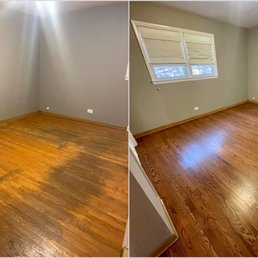 Before (left) and After with ADR Flooring's magic (right)