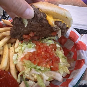 Cheesy Jane's - Diced tomatoes in a burger?????? The new norm especial' - Burgers Near Me - San Antonio, Texas