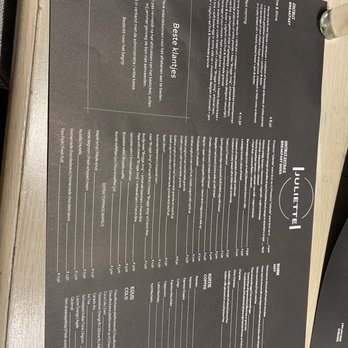 Juliette - Menu - Breakfast & Brunch Near Me - Bruges, VWV