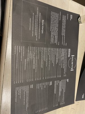 Menu photo 2 Juliette Bruges, VWV