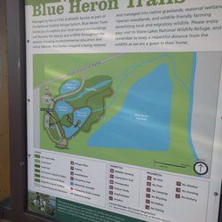 Blue Heron Trail - Welcome sign
