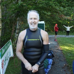 Tyks Chiropractic Center - Dr. Tyks at Lake George Triathlon 2013