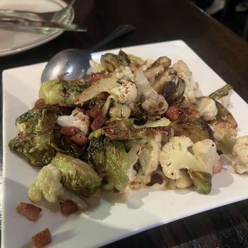 Bella Trattoria - Brussels sprouts and cauliflower with pancetta - Italian Near Me - San Francisco, California Bella Trattoria - Brussels sprouts and cauliflower with pancetta - Italian Near Me - San Francisco, California