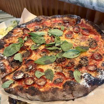 Rose Pizzeria - Pepp & Basil (added mushrooms) - Pizza Near Me - San Francisco, California Rose Pizzeria - Pepp & Basil (added mushrooms) - Pizza Near Me - San Francisco, California