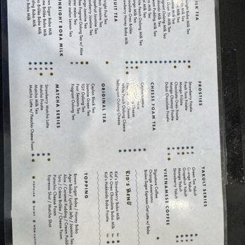 Sunright Tea Studio - Menu is very simple - Bubble Tea Near Me - Gardena, California Sunright Tea Studio - Menu is very simple - Bubble Tea Near Me - Gardena, California