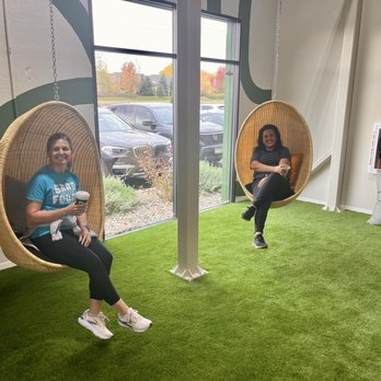 Chip's Pickleball Club - Love the Egg Chairs - Pickleball Near Me - Eagan, Minnesota