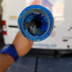 Comfort Zone Air Conditioning - This is a clogged drain line. Maintain your system to prevent this.