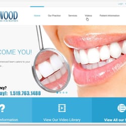 Ironwood Dental Clinic - Screen grab of the new My guelph Dentist.