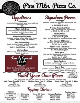 Menu photo 4 Pine Mountain Pizza Company Frazier Park, CA Menu photo 4 Pine Mountain Pizza Company Frazier Park, CA