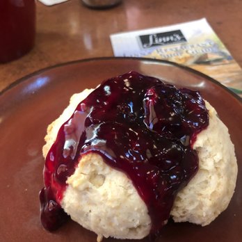 Linn's Restaurant - Olaliberry Scone and all its yummy goodness. - American Near Me - Cambria, California Linn's Restaurant - Olaliberry Scone and all its yummy goodness. - American Near Me - Cambria, California
